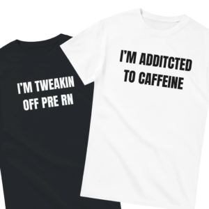 Caffeine Addict Shirt Set