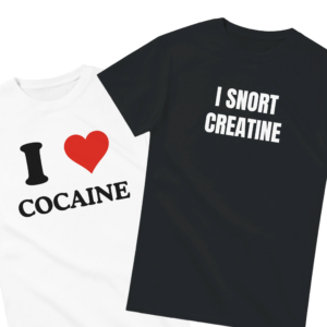 I Love Cocaine Shirt Set