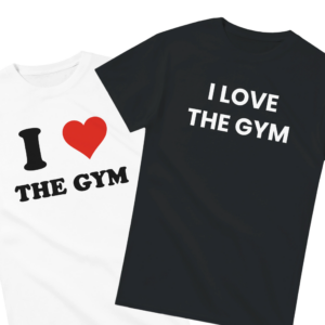 I Love The Gym Shirt Set