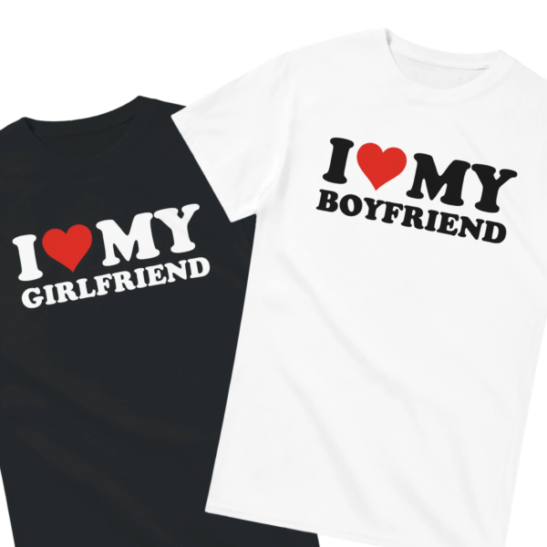 I Love My Girlfriend Shirt Set
