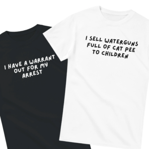 Cat Pee Watergun Shirt Set