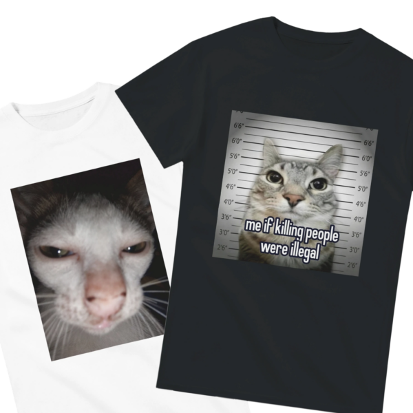 Cat Face Shirt Set