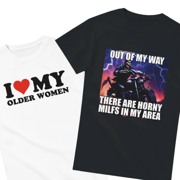 I Love Older Women Shirt Set