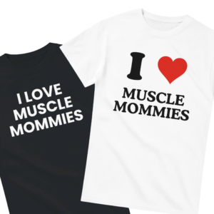I Love Muscle Mommies Shirt Set